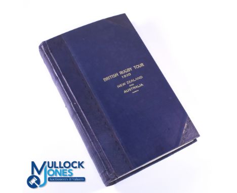 Unique Opportunity? Superb Scrapbook of the 1930 British &amp; I Lions Tour: Magnificent, large, 15" x 10" x 3.5", heavy, gil