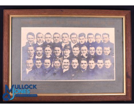 1930 British &amp; I Lions m &amp; f Head Portrait Photograph Collage: As lot 87, but unglazed and some fading present, where