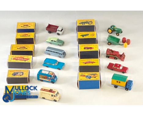 Lesney Matchbox Diecast Cars, a collection of 11 boxed vehicles, to include No.3 Tipper, 29 Austin A55 in good condition, 40 