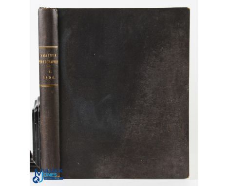 Amateur Photographer 1896 - 6x bound issues in one volume Jul-Dec 1896 - In all totalling 524 pages with many photographs and