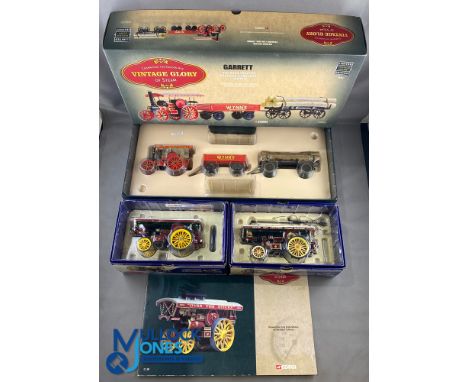 Corgi Vintage Glory of Steam Showman Steam Engine Models, to include CC20518 Burrell Showmans scenic with crane, CC20515 Burr