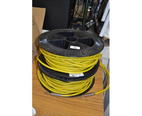 TWO ROLLS OF CARBOFIL 1 SPEAKER CABLE