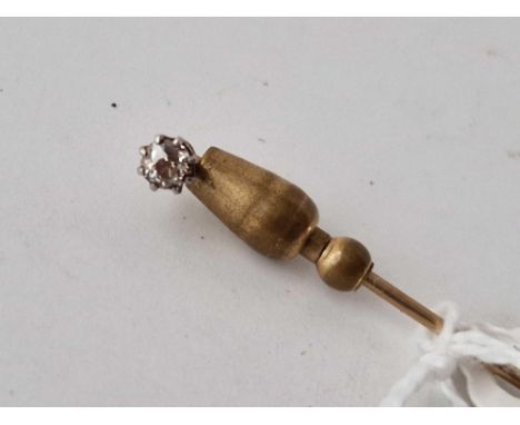 A single stone diamond stick pin