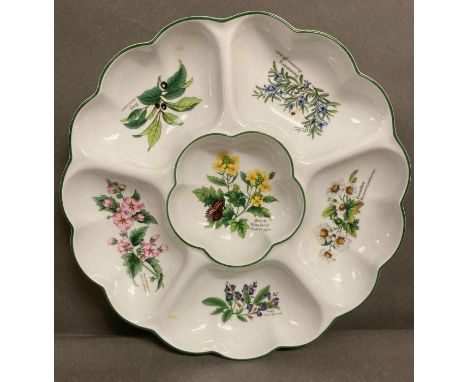 Royal Worcester "Herb" crudité bowl boxed  
