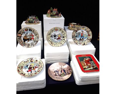 SEVEN DANBURY MINT RESIN 'COUNTRY LINES COLLECTION' SCULPTURESincluding 'Steaming North', no 113, mostly with certificates, t