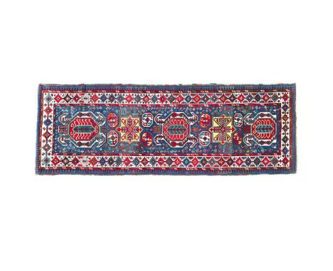 A LENKORAN GALLERY CARPET  SOUTH CAUCASUS, LATE 19TH OR EARLY 20TH CENTURY approximately 299 x 112cm
