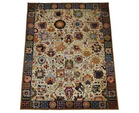 A TETEX CARPET CIRCA 1920  approximately 343 x 247cm  Condition Report:  Carpet in good presentable order overall with just s