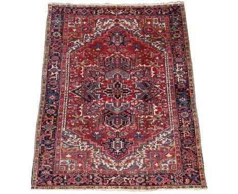 A HERIZ CARPET CIRCA 1920 approximately 319 x 245cm