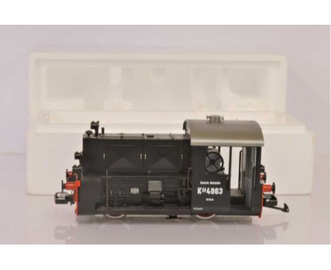 LGB G Scale Kof II Diesel Locomotive DR Black locomotive no. S963 Directional lighting, sticker on box and loco states digita