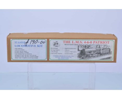 A Finescale 0 Gauge LMS/BR Stanier 'Patriot' class 4-6-0 Locomotive and Tender body kit by JM Model Products, components appe