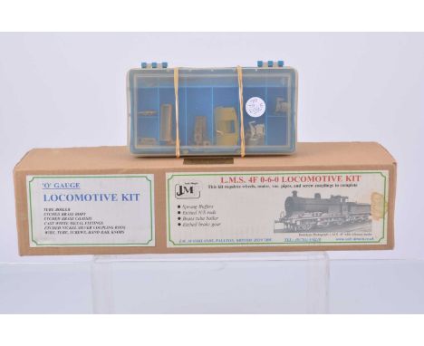 A Finescale 0 Gauge LMS/BR Fowler '4F' class 0-6-0 Locomotive and Tender body kit by JM Model Products, components appear mos
