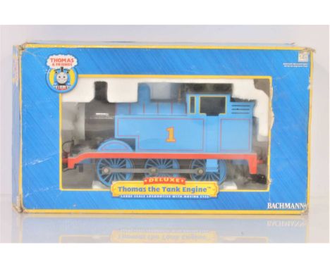 Bachmann G Gauge Thomas Steam Locomotive 91401 0-6-0 Thomas the Tank Engine, blue with moving eyes, VG, box P