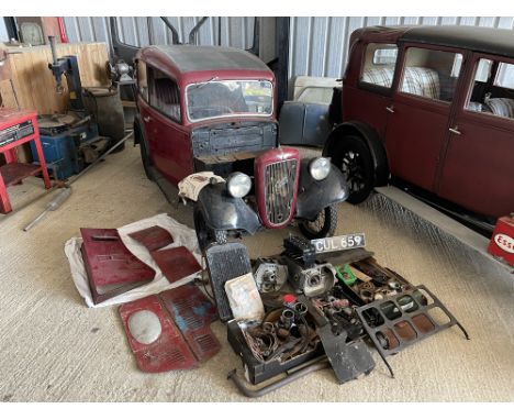 Reg. no. CUL 659Chassis no. 238907Engine no. M238518By 1936, the Austin Seven was already 14 years old, and had been through 