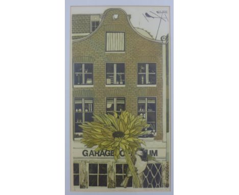 Barbara Robertson (SCOTTISH, 1946-2018), 'Plants up Shokem', coloured print, signed in pencil and dated '74, numbered 13/20, 