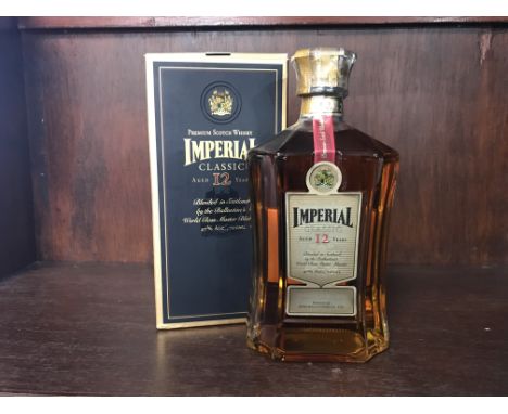 IMPERIAL CLASSIC AGED 12 YEARS Blended Scotch Whisky 700ml, 40% volume, in carton.