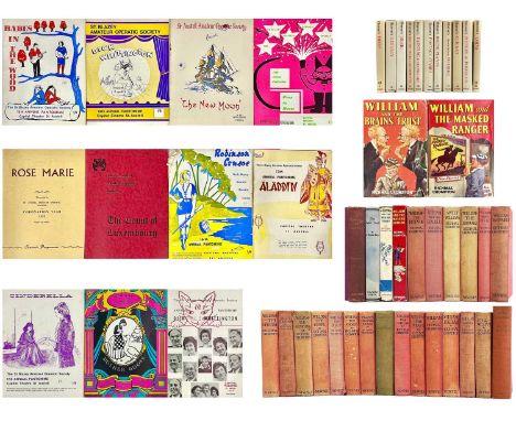 Richmal Crompton "William" books including First Edition (x21) plus Observers Books (x11)  Comprising 21 "William" cloth boun