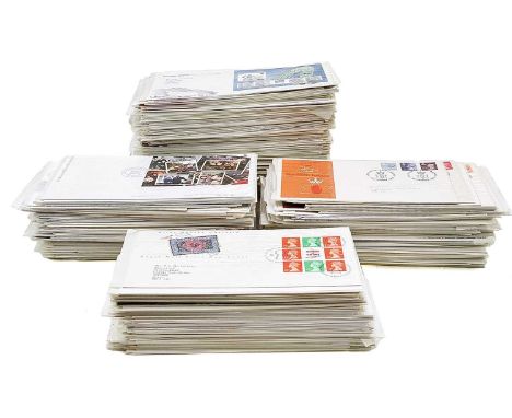 GB First Day Covers, approx. 350 1970's-approx. 2009 Large accumulation of First Day Covers, many prestige booklet panes and 
