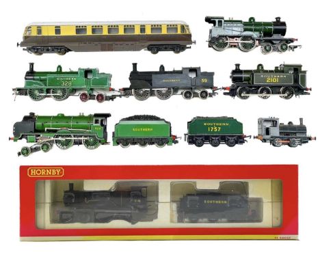 Hornby, Triang, Lima, etc. OO gauge Steam locomotives  A box containing seven locomotives as follows:A boxed Hornby T9 locomo