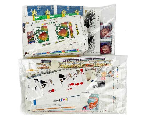 G.B. Mint Decimal Commemorative (Non-Machin) stamps 1990-98. Face value in excess of £530  A quantity of UM decimal commemora