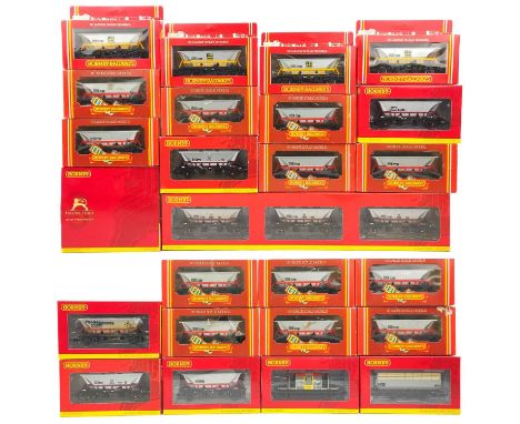 Hornby "00" Merry Go Round HAA Hopper Wagons (x29) Comprising 29 boxed HAA examples plus a 21.5 Ton HCO Coke Hopper. Some are