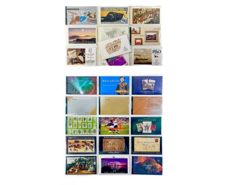 G.B. Prestige Decimal Stamp Books 1980 - 2000 (x25). Face value in excess of £220 Comprising every complete mint Royal Mail P