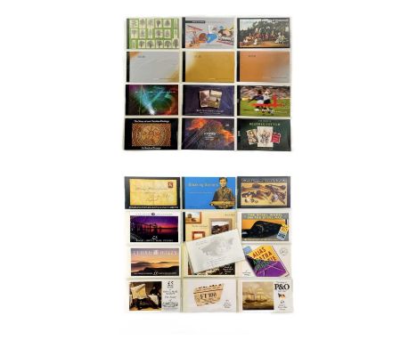 G.B. Prestige Decimal Stamp Books 1980 - 2000 (x25). Face value in excess of £220 Comprising every complete mint Royal Mail P