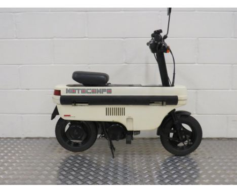 The original "Trunk Bike".Japanese market 'twist-and-go' two-stroke commuter. Rare in the UKDesigned to fit in the boot of Ja