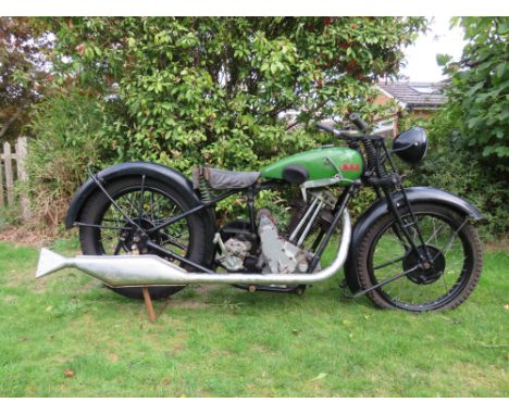 1931 BSA Sloper offered as a project at No Reserve.Part of the late Phil Bright estateBSA introduced the forward-inclined Slo