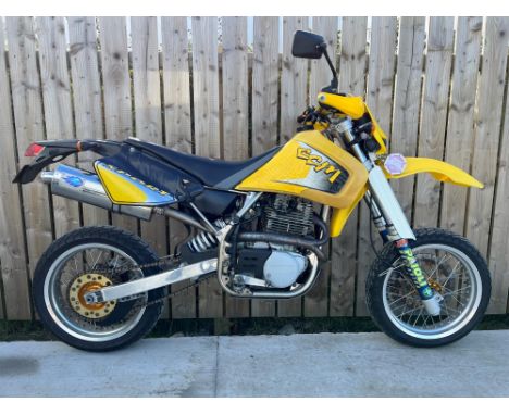 Rotax-powered CCM all rounder.Built by CCM from 1998 to 2002They were available as a Supermoto, Roadster or Trail bike and al