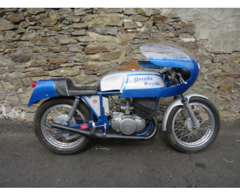 One of only ten Dresda Suzuki T500s produced and possibly the only survivor.Synonymous with Dresda Motorcycles, Dave Degens b