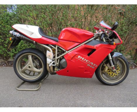 Just 2,200 miles from new and only one previous owner.Developed from the Ducati 888 and launched in 1994Designed by Massimo T