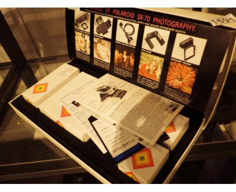 Polaroid SX70 camera accessory kit in good condition