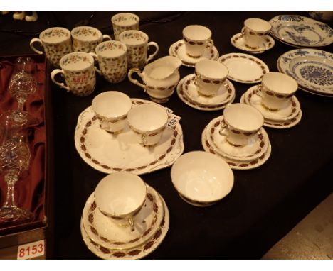 Paragon Elegance pattern tea service for six with some spares 