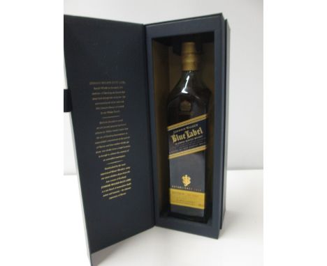 Boxed Bottle of Jonnie Walker Blue Label Blended Scotch Whisky, Bottle No IA1 33020