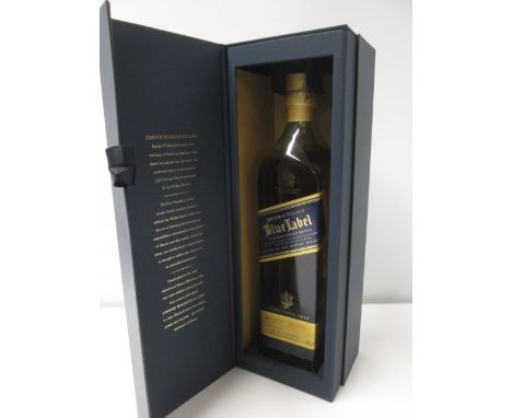 Boxed Bottle of Jonnie Walker Blue Label Blended Scotch Whisky, Bottle No ID1 56700