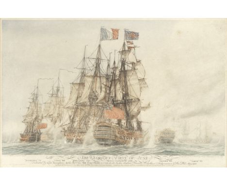 Harold Wyllie (British, 1880-1975)'The Glorious First of June'; 'The Battle of St. Vincent' A pair of etchings with aquatint 