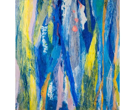 NO RESERVEAKIKO SMITH UEDA (B.1983) ELYSIAN HEISEI ERA, 21ST CENTURY  A Japanese abstract painting, mixed media on board, sig