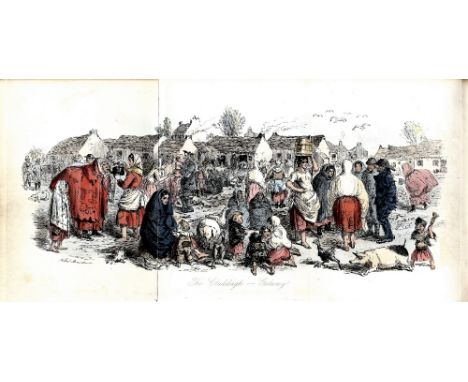 Travel: [Holes (Dean R.)] A Little Tour in Ireland, sm. 4to L. 1859. First Edn., lg. fold. hd. cold. frontis plts. etc. cloth