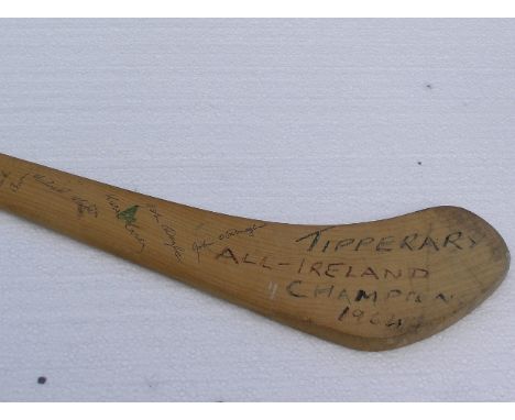 Signed Hurl by Tipperary All-Ireland Winners 1964

G.A.A.: Hurling 1964, a display quality Match Hurl, signed in manuscript o