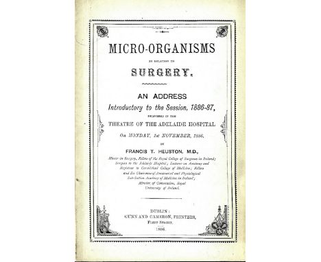 Medical: Evans (John T.) Lectures on Pulmonary Phthisis, delivered in Jervis Street Hospital, D. 1844. First,; Tufnell (Jolli