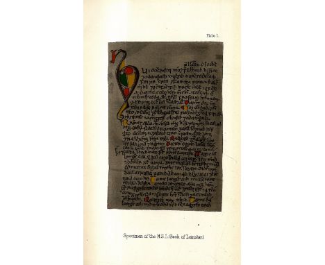 Todd (James Henthorn)ed. The War of the Gaedhil with the Gaill, roy 8vo L. 1867. First, 2 litho plts. (1 fold.) cloth; Graves