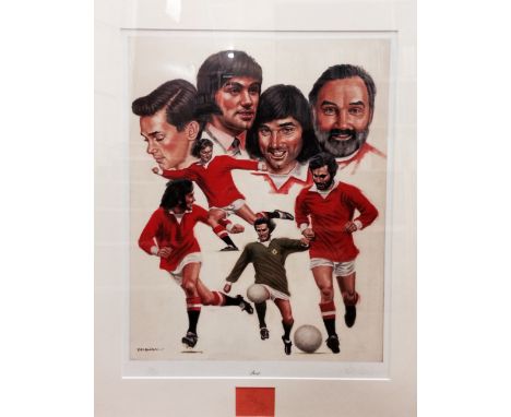Limited Edition Print, Signed

Soccer: Manchester United: Deighan (P.) artist Best, Limited Edition print, signed by the Arti