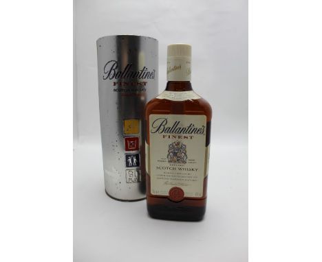 Ballantines Finest Scotch Whisky in presentation tin. 
