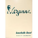 Advertising Poster Paul Cezanne Exhibition Kunsthalle Basel 1936