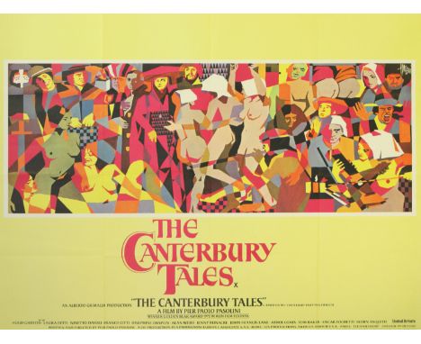 Cinema Posters The Canterbury Tales. Original vintage movie poster for the Pier Paolo Pasolini film, The Canterbury Tales, st