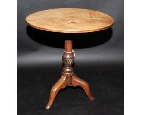 A George lll tripod table.