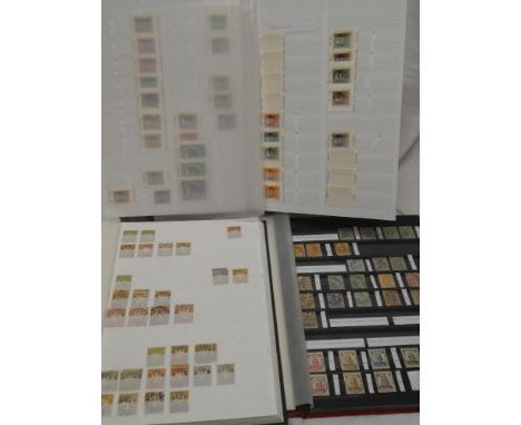 Three stockbooks containing a collection of German States stamps including Baden, Bavaria, Prince Regent Luitpold, Bayern, Lu