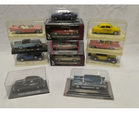 Twelve various mint/boxed diecast classic vehicles including Solido, etc