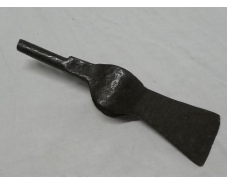 An early iron pole-axe head, 12" long