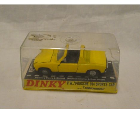 Dinky Toys - 208 VW/Porsche 914 Sports car in original box